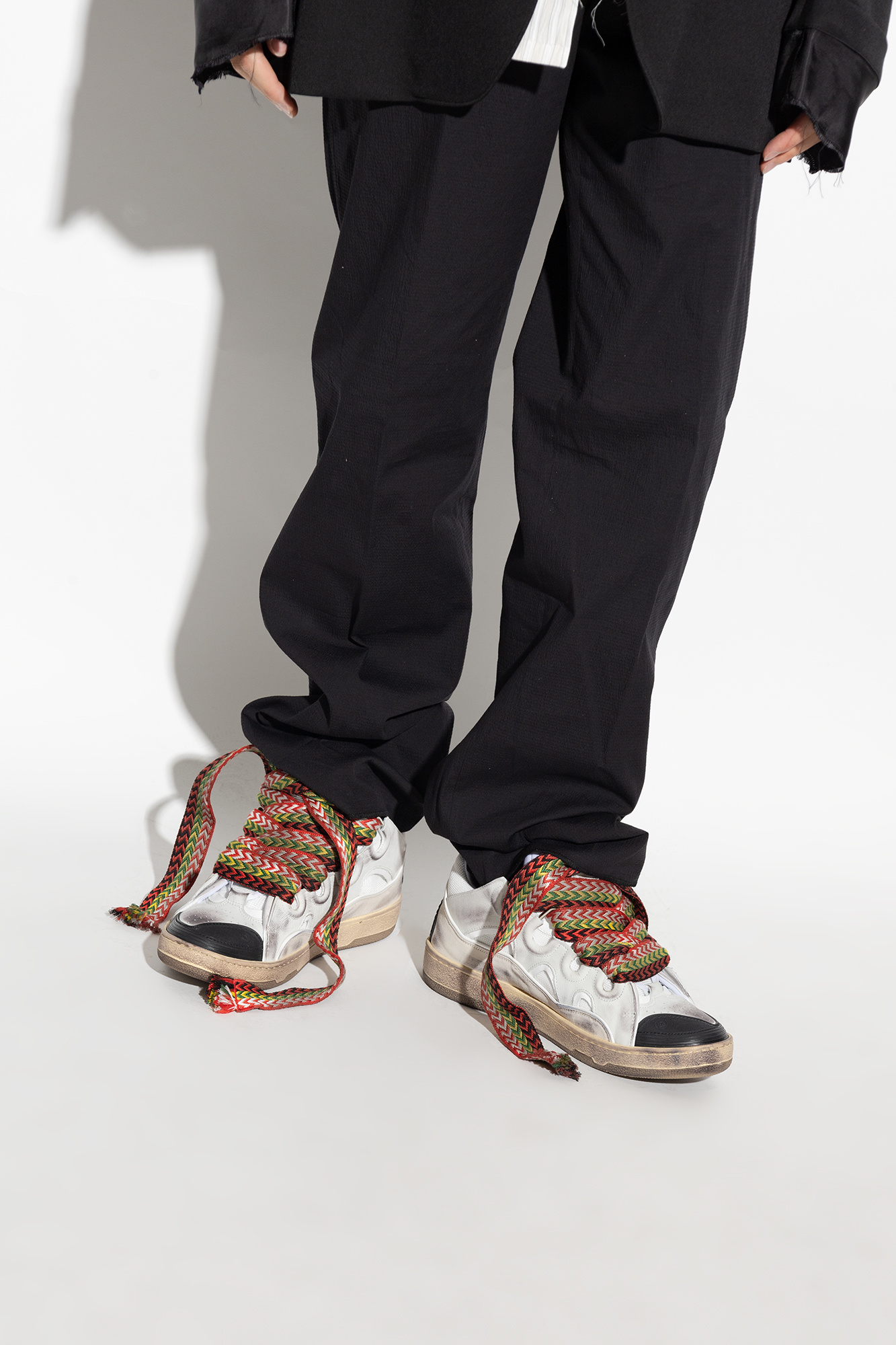 Grey 'Curb' sneakers Lanvin - SchaferandweinerShops Japan